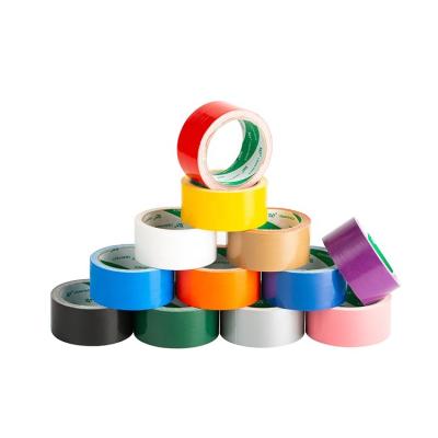 China Black Book Binding Waterproof Custom Printed Colorful Cloth Adhesive Tape for sale