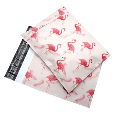 China Shipping Custom Design Eco - Friendly Shipping Envelopes Bag Poly Mailers Pink Bag For Clothing for sale