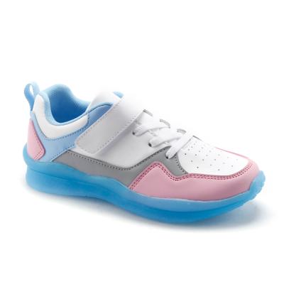 China Hot Sale Colorful MESH High Platform Custom Basketball Kids Girls Sneakers for sale