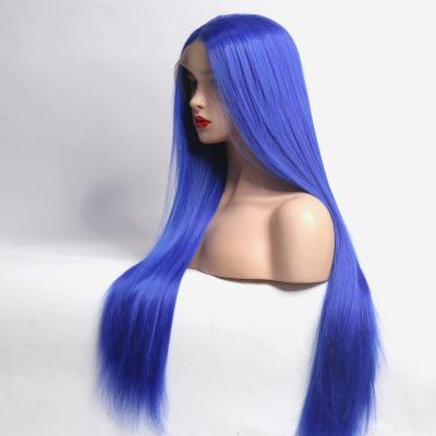 China Synthetic Hair Silky Straight Red Lace Wave Heat Resistant Synthetic Wig for sale