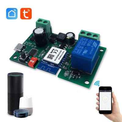 China Reomote Control Tuya Smart Wifi Switch Relay tuya12 Volt Module Timer DC 7V/12V/24V/32V/220V Alexa Google Wireless Remote Control Home for sale