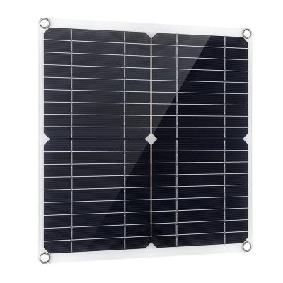 China Charging Mobile Phones Other Charging 5V 12V Mini Solar Panel Outdoor Camping 10W Solar Photovoltaic Panels Monocrystalline Silicon Solar Cell for sale