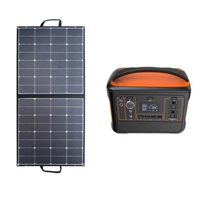 China DC5V/DC12V /AC110V Home High Performance 500W Portable Solar Generator Customized Mini Solar Generator for sale