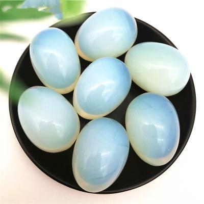 China Beautiful China Super Opal Stone Crystal Egg Polished For Healing for sale