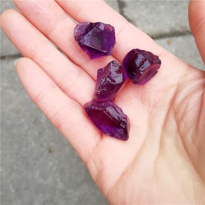 China China Wholesale Natural Amethyst Beautiful Tumbled Stone Clastic Crystal Gravel for sale