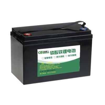 China BOATS Deep Cycle 12V 100ah Lifepo4 Lithium Battery for RV/Solar System/Yacht/Golf Carts Storage and Car for sale