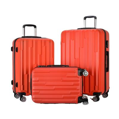 China Travel Trolley Suitcase 3PCS Set Carry On Hand Cabin Traveling Case Luggage Bags for sale