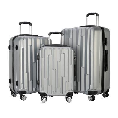 China Custom High Quality ABS Airport Suit Cases Travel Trolley Luggage Urban Travel Luggage for sale