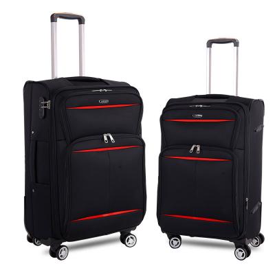 China Good Quality Business or Travel Garment Luggage Bags Zippers Expandable Soft Suitcases Stylish Business Travel Bags for sale