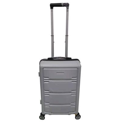 China 100% Polypropylene Material Trolley Case Travel Bag Suitcase Set PP Luggage for sale