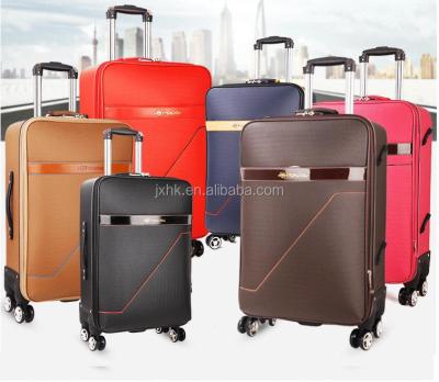 China 2021 Soft PU Suitcase Type Fashional PU Leather Trolley Luggage Large Capacity Travel Bag for sale