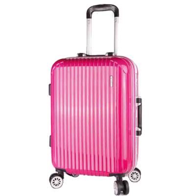 China Aluminum Frame Aluminum PC Frame Travel Luggage Trolley Bag Luxury Trolley Suitcase for sale