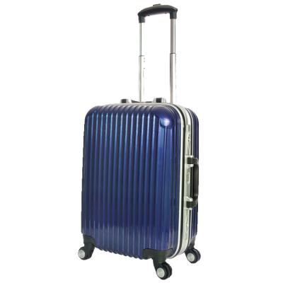 China Good Quality Light Frame ABS PC Polycarbonate Hard Shell Luggage Aluminum Luggage Bag for sale