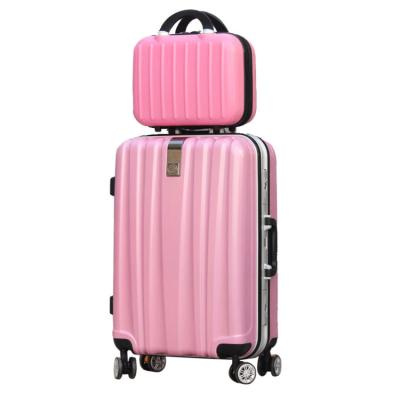 China Unisex Type Suitcase Whisper Spinner Luggage Caster Pure PC Aluminum Frame Luggage PC Set for sale