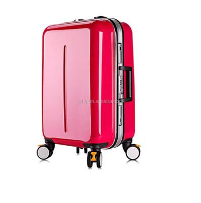 China Best Selling Shell Luxury Luggage Sets Hard Shell PC Travel Trolley Luggage ABS Aluminum Frame for sale