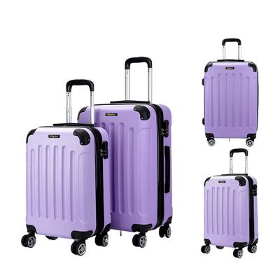 China ABS Product China Supplier ABS Suitcase Hard On Wheels Luggage Trolley Bags Custom Luggage for sale