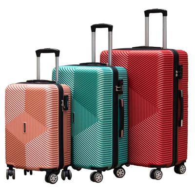 China ABS Luggage Supplier ABS Luggage Set Promotional Hand Trolley Travel Suitcase for sale