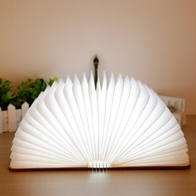 China Modern Gift Items / USB Foldable Led Night Lamp /Folding Book Light Cute Book Shape for sale