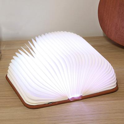 China Portable Creative Gift Items/USB Foldable Led Night Lamp /Folding Book Light Cute Book Shape for sale