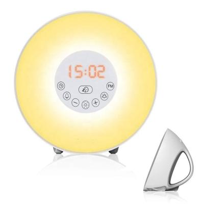 China Calendars for Bedroom Inlife Alarm Clock Sunrise Simulation Night Light Fading Touch Control Alarm Clock for sale