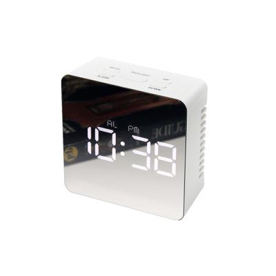 China Calendars Factory Price Digital Alarm Clock Wake Up Alarm Clock LED Mirror Table Light Alarm Clock for sale