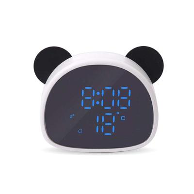 China Files Recordable Voice Control Table Panda Sunrise Digital Led Alarm Clock for sale