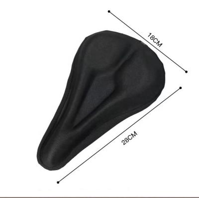 China Single Equipment Bicycle Mount Cushion Cover Soft Seat Cover Cushion Mountain Bike Super Silicone Thickened Cushion Soft Seat for sale