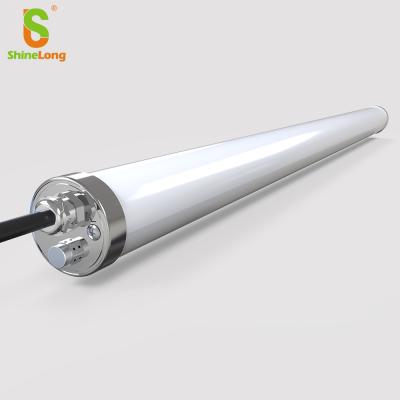 China Warehouse/Cold Room/Garage ShineLong IP69K TUV 50w Led Triproof Light Linkable Option Industrial Triproof Light for Food Processing and Marine for sale