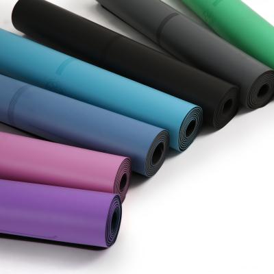 China Yoga Mat Natural Rubber 6mm Pilates Yoga Pilates Exercise PU Mat Low Moq Printed Yoga Mat for sale