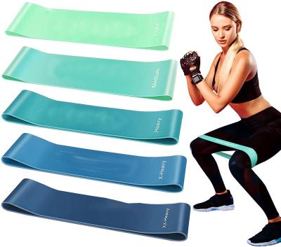 China Durable Jy Eco-friendly Latex Material Gym Exercise Resistance Bands Sleeve Band Adjustable for sale