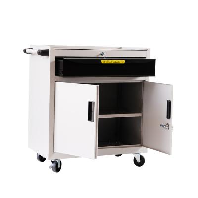 China Cold Rolled White Steel Plate Low Price Metal Storage Garage Metal Movable Tool Cabinet for sale