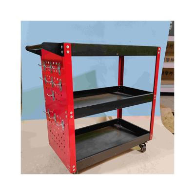 China Good Price Hot Selling Cold Rolled Steel Professional Tool Cart 3 Row Rolling Tool Cart for sale