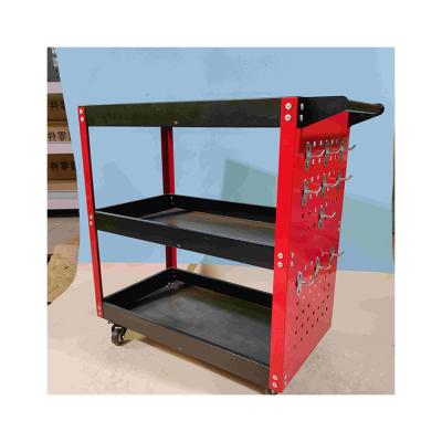 China Newest Multifunctional Cold Rolled Steel Service Tool Cart Rolled Cart Rolling Tool Box Trolley Trolley For Car Repair for sale