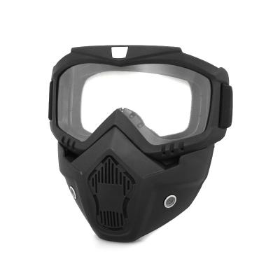 China Custom Motorcycle Ski Mask Goggles With Mask Full Face Support Newcomers for sale