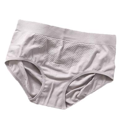 China Sustainable High Waist Cotton Honeycomb Butt Lift Panties Underwear For Ladies for sale