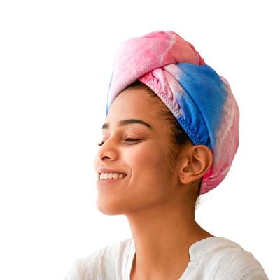 China Super Absorbent FREE Bestselling Water Fast Drying Hair Turban Hair Wrap Hair Towel SOUL Customized/OEM for sale