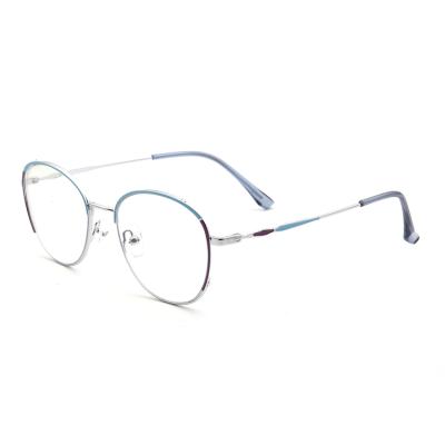 China Prescription Glasses Like 7936 Girls Metal Material Computer Blue Light Blocking Optical Glasses for sale