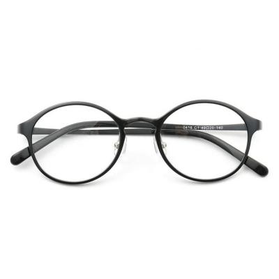 China To Read Fashion 2021 Wholesale Round Rim Lightweight Flexible 0418 Optical TR90 Frames For Women Men for sale