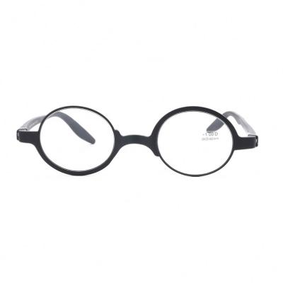 China SUNNY Hot Unisex Retractable Black Monocle Sight Glasses Portable Reading Glasses Spectacle For Women Men for sale