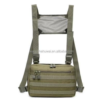 China Tactical Vest Rig Assault 600D Carrier Tactical Vest Chest Molle with Multi-pockets for sale