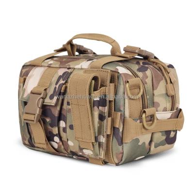 China Abrasion Resistance Outdoor Camouflage Military Army Hunting Military Hip Bag Waist Bag Tactical Camping Bag for sale