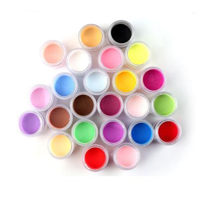 China Art Beauty Wholesale High Quality 24colors/set 10g Nail Art Design Extension Carving Gel Nail Acrylic Powder for sale