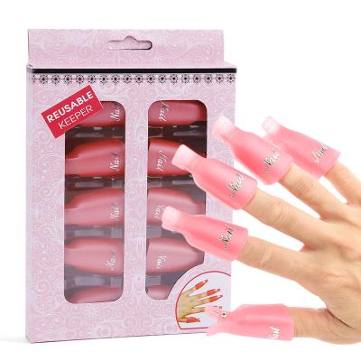 China Nail Art Beauty Wholesale 10pcs/pack Nail Art Beauty Wholesale 10pcs/pack Gel Nail Polish Remover Wrap Tool UV Clips for sale