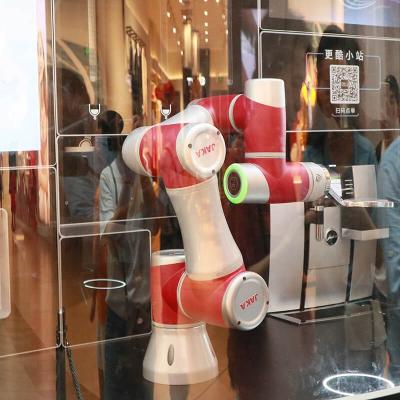 China Hotels JAKA Zu 18 Hand 6 Axis Cobot Mechanical Collaborative Robot Arm For Cafe for sale