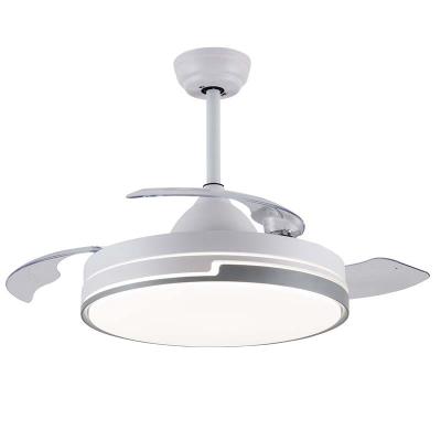 China With Light Gray LED*45W*2 Lampshade Ceiling Fan Six-speed Side Gear Ceiling Fan With Light for sale