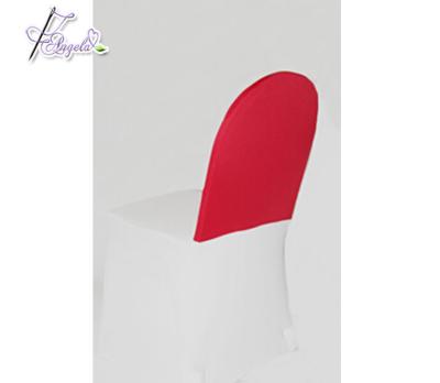 China Simple Universal Spandex Chair Cowl On Rest Piece Chair Cover Top Cowl Only For Wedding Decoration for sale