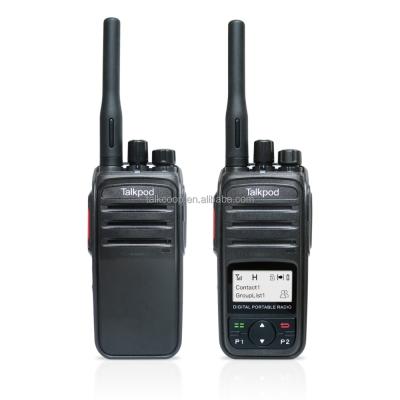 China IP67 Digital Radio DMR Transceiver Talkpod D55 UHF Water Resistance Walkie Talkie 1650/3300 Two Way Mah Li Ion for sale