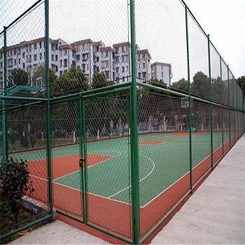 China Hot sale 4*6m playground PVC coated chain link fence with best quality for sale