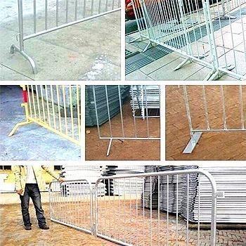 China Hot dipped galvanized crowd control barriers from China for sale