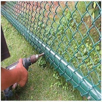 China Galvanized and PVC Coated Diamond Fence/Chain Link Fence for sale